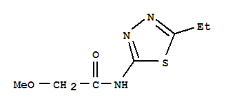 (9ci)-n-(5-乙基-1,3,4-噻二唑-2-基)-2-甲氧基-乙酰胺結(jié)構(gòu)式_305855-10-1結(jié)構(gòu)式