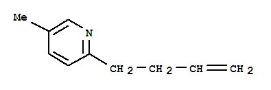 (9CI)-2-(3-丁烯)-5-甲基-吡啶結(jié)構(gòu)式_306310-54-3結(jié)構(gòu)式