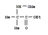 Alanine, n-methoxy-2-methyl-, ethyl ester (9ci)Structure,306950-80-1Structure Alanine, n-methoxy-2-methyl-, ethyl ester (9ci) Structure,306950-80-1Structure