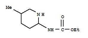 Carbamic acid, (5-methyl-2-piperidinyl)-, ethyl ester (9ci) Structure,306991-80-0Structure