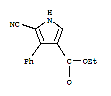 3-Carbethoxy-4-phenyl -5-cyanopyrroleStructure,310431-13-1Structure 3-Carbethoxy-4-phenyl -5-cyanopyrrole Structure,310431-13-1Structure
