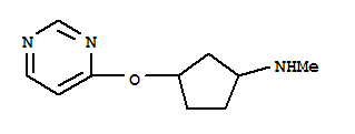 Cyclopentanamine,n-methyl -3-(4-pyrimidinyloxy)- (9ci)Structure,310880-96-7Structure Cyclopentanamine,n-methyl -3-(4-pyrimidinyloxy)- (9ci) Structure,310880-96-7Structure