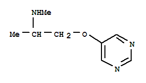 2-Propanamine,n-methyl -1-(5-pyrimidinyloxy)-(9ci)Structure,310881-01-7Structure 2-Propanamine,n-methyl -1-(5-pyrimidinyloxy)-(9ci) Structure,310881-01-7Structure
