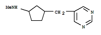 Cyclopentanamine,n-methyl -3-(5-pyrimidinylmethyl )- (9ci)Structure,310881-10-8Structure Cyclopentanamine,n-methyl -3-(5-pyrimidinylmethyl )- (9ci) Structure,310881-10-8Structure