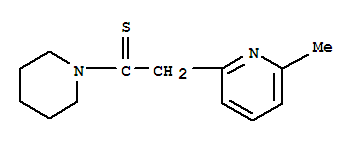 (9ci)-1-[2-(6-甲基-2-吡啶)-1-硫氧代乙基]-哌啶結構式_31293-29-5結構式