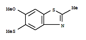 Benzothiazole, 6-methoxy-2-methyl-5-(methylthio)-(9ci)Structure,313367-26-9Structure Benzothiazole, 6-methoxy-2-methyl-5-(methylthio)-(9ci) Structure,313367-26-9Structure