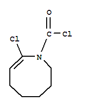 (7ci,9ci)-8-氯-3,4,5,6-四氫-1(2H)-吖辛因羰酰氯結(jié)構(gòu)式_3134-62-1結(jié)構(gòu)式