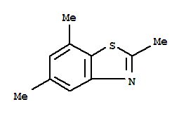 Benzothiazole, 2,5,7-trimethyl-(9ci) Structure,313502-89-5Structure