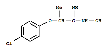 2-(4-Chlorophenoxy)-n-hydroxypropanimidamideStructure,313650-40-7Structure 2-(4-Chlorophenoxy)-n-hydroxypropanimidamide Structure,313650-40-7Structure