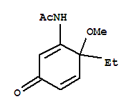 Acetamide,n-(6-ethyl-6-methoxy-3-oxo-1,4-cyclohexadien-1-yl)-(9ci)Structure,313693-50-4Structure Acetamide,n-(6-ethyl-6-methoxy-3-oxo-1,4-cyclohexadien-1-yl)-(9ci) Structure,313693-50-4Structure