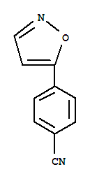 Benzonitrile,4-(5-isoxazolyl )- (9ci)Structure,314267-83-9Structure Benzonitrile,4-(5-isoxazolyl )- (9ci) Structure,314267-83-9Structure