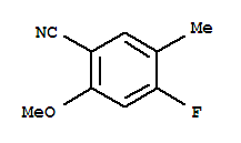 Benzonitrile,4-fluoro-2-methoxy-5-methyl - (9ci)Structure,314298-16-3Structure Benzonitrile,4-fluoro-2-methoxy-5-methyl - (9ci) Structure,314298-16-3Structure
