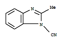 1H-benzimidazole-1-carbonitrile,2-methyl-(9ci)Structure,31462-71-2Structure 1H-benzimidazole-1-carbonitrile,2-methyl-(9ci) Structure,31462-71-2Structure