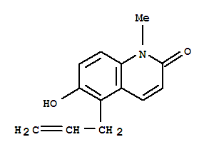 2(1H)-quinolinone,6-hydroxy-1-methyl -5-(2-propenyl )- (9ci)Structure,314770-67-7Structure 2(1H)-quinolinone,6-hydroxy-1-methyl -5-(2-propenyl )- (9ci) Structure,314770-67-7Structure