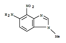 Benzimidazole, 5-amino-1-methyl-4-nitro-(8ci)Structure,31493-59-1Structure Benzimidazole, 5-amino-1-methyl-4-nitro-(8ci) Structure,31493-59-1Structure
