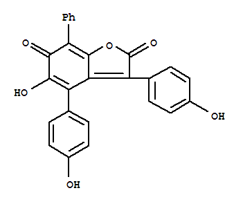 5-Hydroxy-3,4-bis(4-hydroxyphenyl )-7-phenyl -2,6-benzofurandioneStructure,31590-02-0Structure 5-Hydroxy-3,4-bis(4-hydroxyphenyl )-7-phenyl -2,6-benzofurandione Structure,31590-02-0Structure