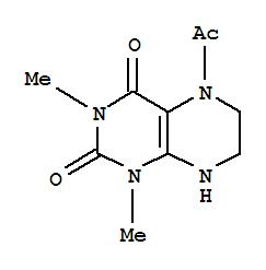 Lumazine, 5-acetyl-5,6,7,8-tetrahydro-1,3-dimethyl-(8ci)Structure,31595-84-3Structure Lumazine, 5-acetyl-5,6,7,8-tetrahydro-1,3-dimethyl-(8ci) Structure,31595-84-3Structure