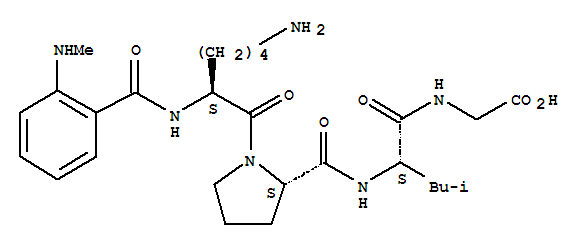 N-me-abz-lys-pro-leu-gly-ohStructure,316364-29-1Structure N-me-abz-lys-pro-leu-gly-oh Structure,316364-29-1Structure