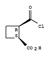 Cyclobutanecarboxylic acid, 2-(chloroformyl)-, cis-(8ci) Structure,31838-29-6Structure