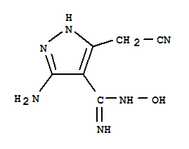 1H-pyrazole-4-carboximidamide,3-amino-5-(cyanomethyl)-n-hydroxy-(9ci)Structure,321905-55-9Structure 1H-pyrazole-4-carboximidamide,3-amino-5-(cyanomethyl)-n-hydroxy-(9ci) Structure,321905-55-9Structure