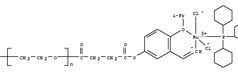 聚乙二醇合卡賓釕絡(luò)合物結(jié)構(gòu)式_321922-26-3結(jié)構(gòu)式