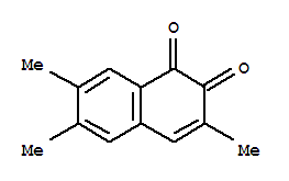 1,2-Naphthoquinone, 3,6,7-trimethyl-(8ci)Structure,32249-79-9Structure 1,2-Naphthoquinone, 3,6,7-trimethyl-(8ci) Structure,32249-79-9Structure