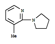 Pyridine,3-methyl-2-(1-pyrrolidinyl)-(9ci)Structure,325460-81-9Structure Pyridine,3-methyl-2-(1-pyrrolidinyl)-(9ci) Structure,325460-81-9Structure