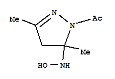 1H-pyrazol-5-amine,1-acetyl-4,5-dihydro-n-hydroxy-3,5-dimethyl-(9ci)Structure,325490-37-7Structure 1H-pyrazol-5-amine,1-acetyl-4,5-dihydro-n-hydroxy-3,5-dimethyl-(9ci) Structure,325490-37-7Structure