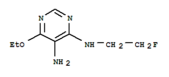 4,5-Pyrimidinediamine,6-ethoxy-n4-(2-fluoroethyl)-(9ci)Structure,326831-57-6Structure 4,5-Pyrimidinediamine,6-ethoxy-n4-(2-fluoroethyl)-(9ci) Structure,326831-57-6Structure