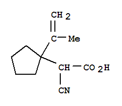 Cyclopentaneacetic acid,-alpha--cyano-1-(1-methylethenyl)-(9ci)Structure,327050-05-5Structure Cyclopentaneacetic acid,-alpha--cyano-1-(1-methylethenyl)-(9ci) Structure,327050-05-5Structure