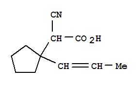 Cyclopentaneacetic acid,-alpha--cyano-1-(1-propenyl)-(9ci)Structure,327050-06-6Structure Cyclopentaneacetic acid,-alpha--cyano-1-(1-propenyl)-(9ci) Structure,327050-06-6Structure