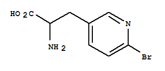 3-Pyridinepropanoicacid,-alpha--amino-6-bromo-(9ci)Structure,32938-58-2Structure 3-Pyridinepropanoicacid,-alpha--amino-6-bromo-(9ci) Structure,32938-58-2Structure