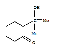 Cyclohexanone, 2-(1-hydroxy-1-methylethyl)-Structure,3304-23-2Structure Cyclohexanone, 2-(1-hydroxy-1-methylethyl)- Structure,3304-23-2Structure