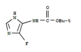 2-Methyl-2-propanyl (5-fluoro-1h-imidazol-4-yl)carbamateStructure,330953-79-2Structure 2-Methyl-2-propanyl (5-fluoro-1h-imidazol-4-yl)carbamate Structure,330953-79-2Structure