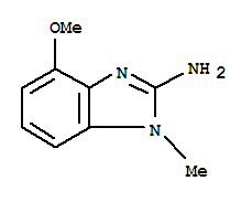 Benzimidazole, 2-amino-4-methoxy-1-methyl-(8ci)Structure,33235-33-5Structure Benzimidazole, 2-amino-4-methoxy-1-methyl-(8ci) Structure,33235-33-5Structure