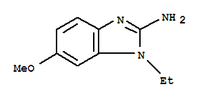 Benzimidazole, 2-amino-1-ethyl-6-methoxy-(8ci)Structure,33235-35-7Structure Benzimidazole, 2-amino-1-ethyl-6-methoxy-(8ci) Structure,33235-35-7Structure