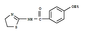 (9Ci)-N-(4,5-二氫-2-噻唑)-4-乙氧基-苯甲酰胺結(jié)構(gòu)式_333348-73-5結(jié)構(gòu)式