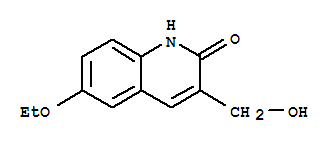(9Ci)-6-乙氧基-3-(羥基甲基)-2(1H)-喹啉酮結(jié)構(gòu)式_333408-55-2結(jié)構(gòu)式