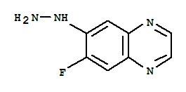 Quinoxaline,6-fluoro-7-hydrazino-(9ci)Structure,333452-15-6Structure Quinoxaline,6-fluoro-7-hydrazino-(9ci) Structure,333452-15-6Structure