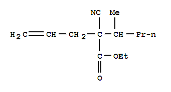 Ethyl 2-allyl-2-cyano-3-methylhexanoateStructure,33422-23-0Structure Ethyl 2-allyl-2-cyano-3-methylhexanoate Structure,33422-23-0Structure