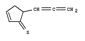 2-Cyclopentene-1-thione,5-(1,2-propadienyl)-(9ci)Structure,334474-71-4Structure 2-Cyclopentene-1-thione,5-(1,2-propadienyl)-(9ci) Structure,334474-71-4Structure