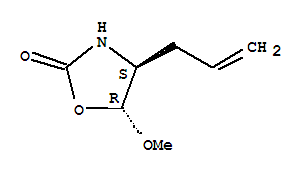 2-Oxazolidinone,5-methoxy-4-(2-propenyl)-,(4s,5r)-(9ci)Structure,335627-91-3Structure 2-Oxazolidinone,5-methoxy-4-(2-propenyl)-,(4s,5r)-(9ci) Structure,335627-91-3Structure