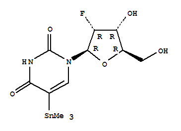 2’-Deoxy-2’-fluoro-5-(trimethylstannyl)-uridineStructure,336881-26-6Structure 2’-Deoxy-2’-fluoro-5-(trimethylstannyl)-uridine Structure,336881-26-6Structure