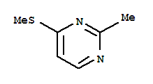 Pyrimidine, 2-methyl-4-(methylthio)-(8ci,9ci)Structure,33779-33-8Structure Pyrimidine, 2-methyl-4-(methylthio)-(8ci,9ci) Structure,33779-33-8Structure