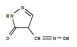 1H-pyrazole-4-carboxaldehyde,4,5-dihydro-5-oxo-,4-oxime (9ci)Structure,339020-82-5Structure 1H-pyrazole-4-carboxaldehyde,4,5-dihydro-5-oxo-,4-oxime (9ci) Structure,339020-82-5Structure
