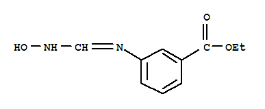 Benzoic acid, 3-[[(hydroxyamino)methylene]amino]-, ethyl ester (9ci) Structure,339069-42-0Structure