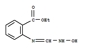 Benzoic acid, 2-[[(hydroxyamino)methylene]amino]-, ethyl ester (9ci) Structure,339069-70-4Structure