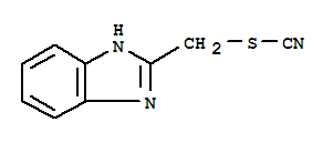 1H-benzimidazol-2-ylmethyl thiocyanateStructure,34091-38-8Structure 1H-benzimidazol-2-ylmethyl thiocyanate Structure,34091-38-8Structure