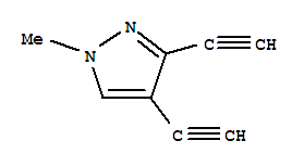 1H-pyrazole,3,4-diethynyl-1-methyl-(9ci)Structure,34091-64-0Structure 1H-pyrazole,3,4-diethynyl-1-methyl-(9ci) Structure,34091-64-0Structure