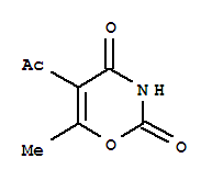 2H-1,3-oxazine-2,4(3h)-dione,5-acetyl-6-methyl-(9ci)Structure,342403-28-5Structure 2H-1,3-oxazine-2,4(3h)-dione,5-acetyl-6-methyl-(9ci) Structure,342403-28-5Structure